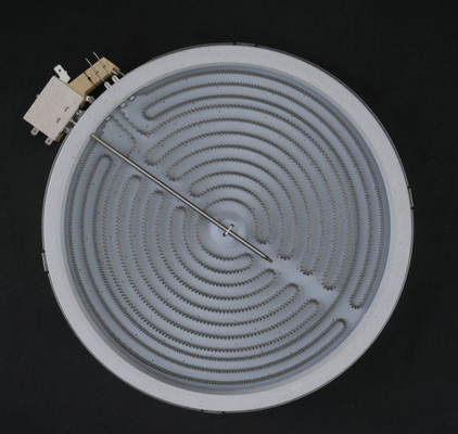 Pemanas Radiant Mekanis Berbahan Logam Industri 220V~240V Suhu Maksimal ± 5%